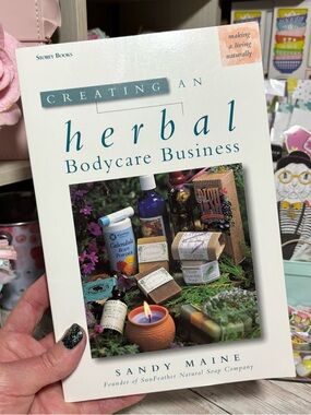 Creating An Herbal Bodycare Business Paperback Book By Sandy Maine 1999 Storey